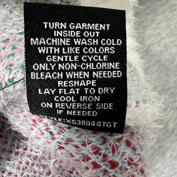 Ugly Christmas Sweater Womens XL Boxy Merry Bright Let It Snow Ho Ho Ho - Picture 5 of 9